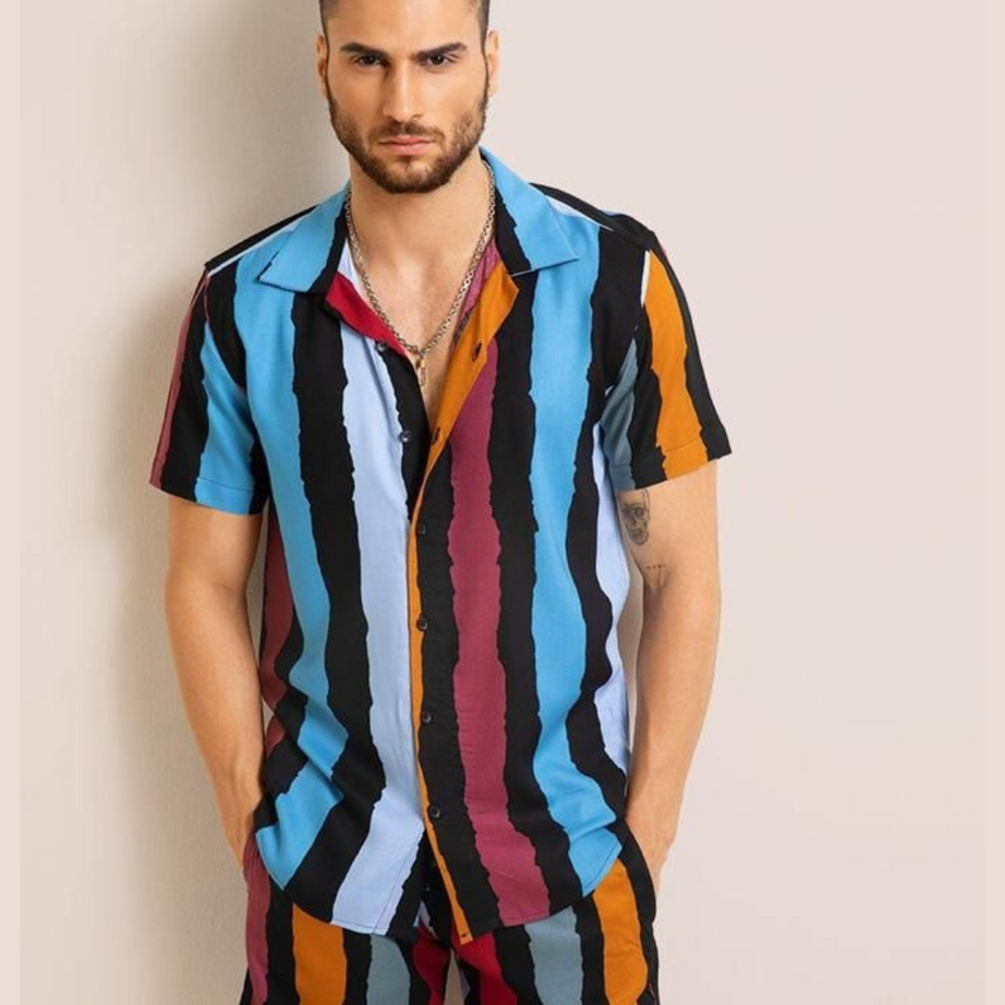 Men's Shirt And Shorts Set Short Sleeve - BUYZ.IN | Trendsetter Men's wear