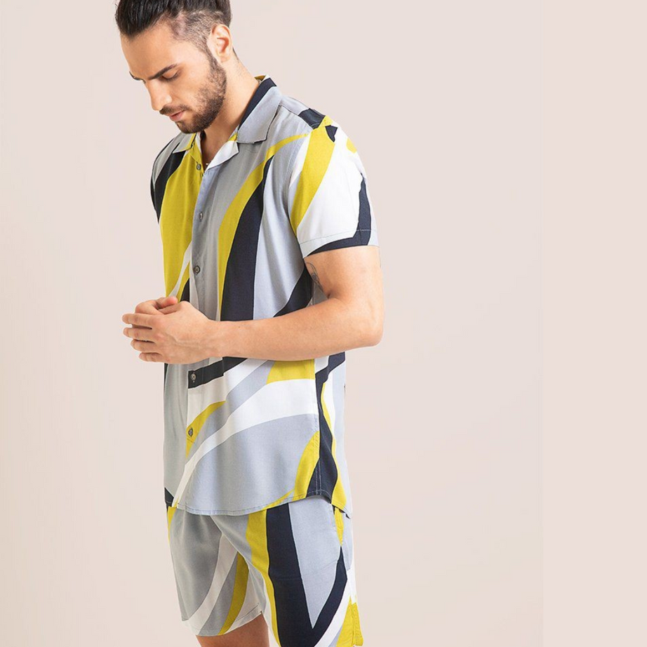 Men's Shirt And Shorts Set Short Sleeve - BUYZ.IN | Trendsetter Men's wear