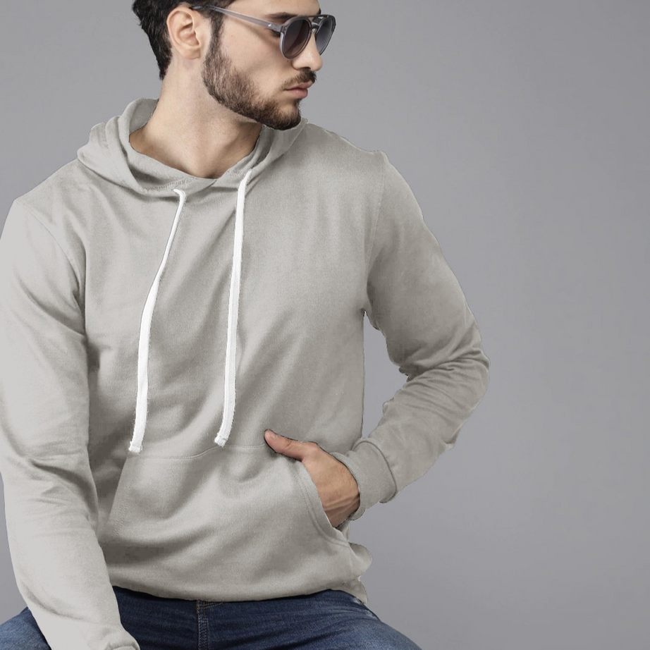 Gray Colour High Quality Premium Hoodie For Men - BUYZ.IN | Trendsetter Men's wear