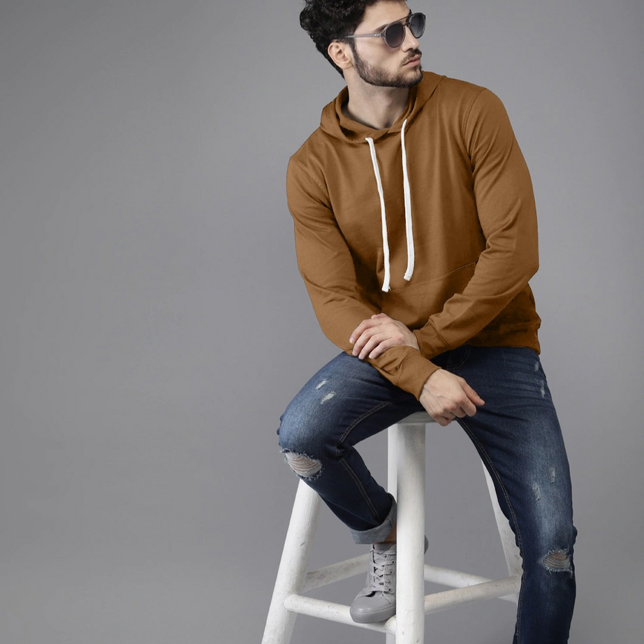 Brwon Colour High Quality Premium Hoodie For Men - BUYZ.IN | Trendsetter Men's wear