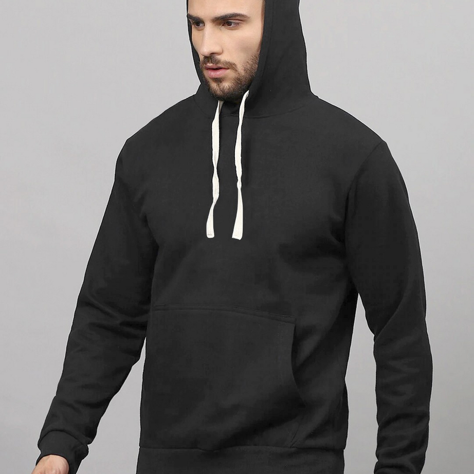 Black Colour High Quality Premium Hoodie For Men - BUYZ.IN | Trendsetter Men's wear
