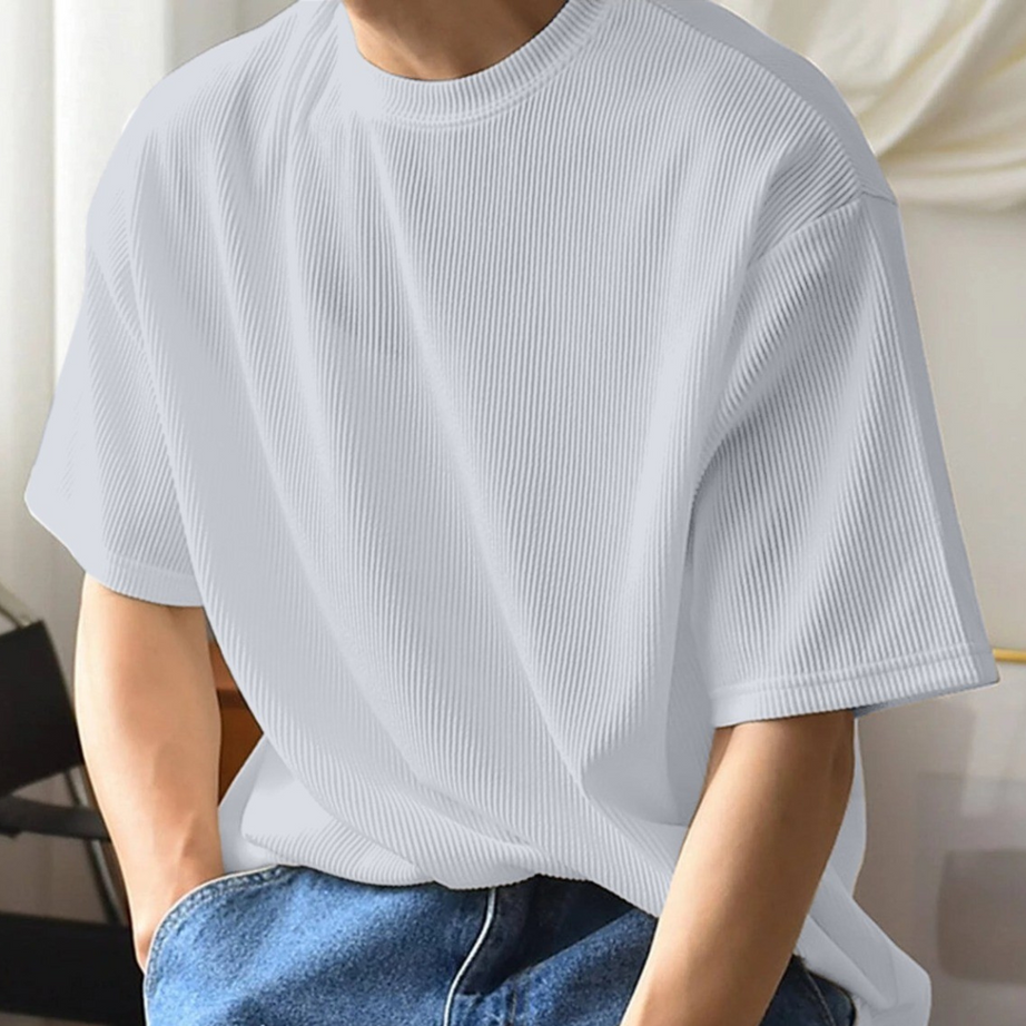 Executive Light Grey  Plain T-Shirt - BUYZ.IN | Trendsetter Men's wear