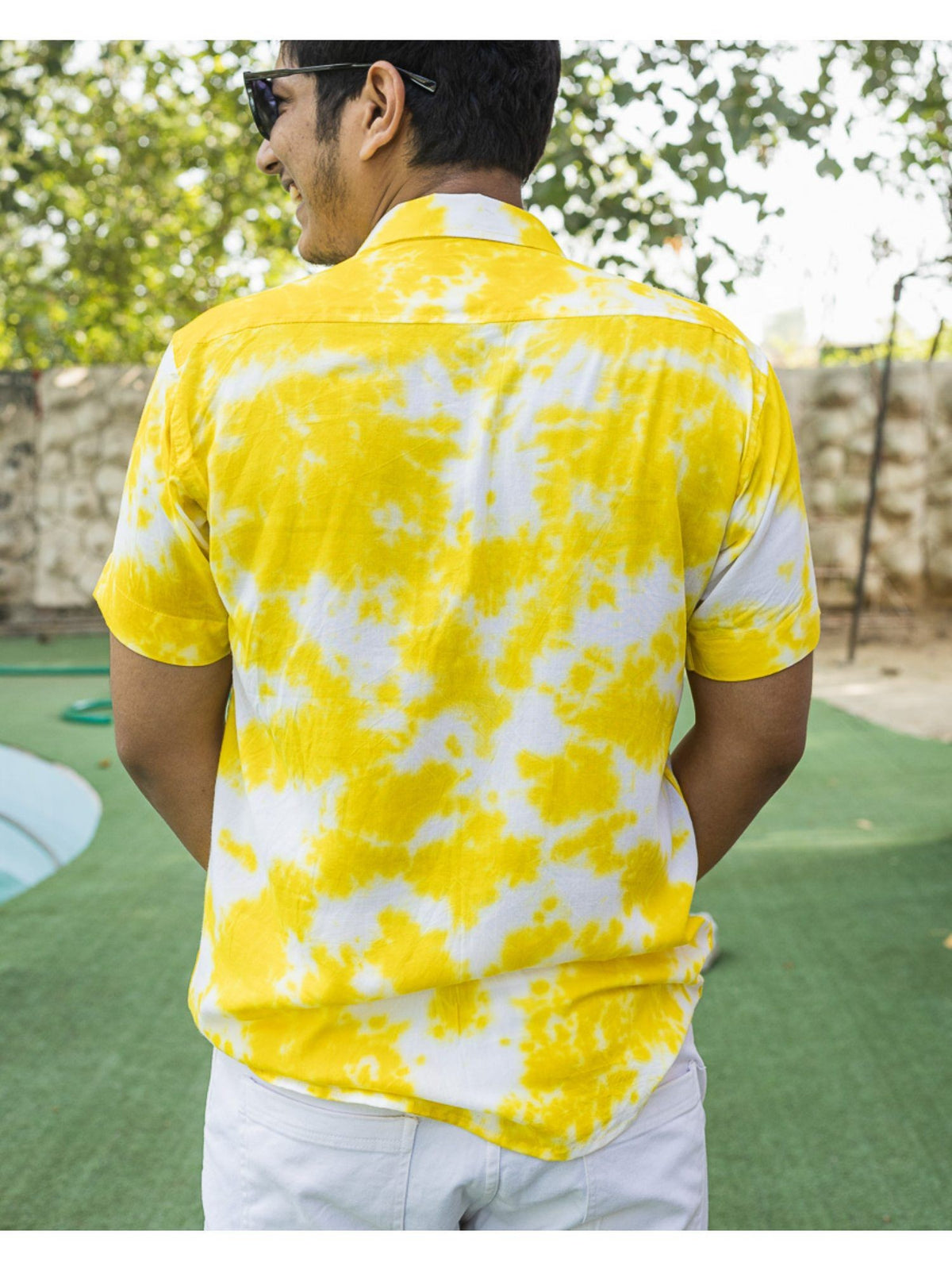 Yellow Color Casual Wear Printed Shirt For Men - BUYZ.IN | Trendsetter Men's wear