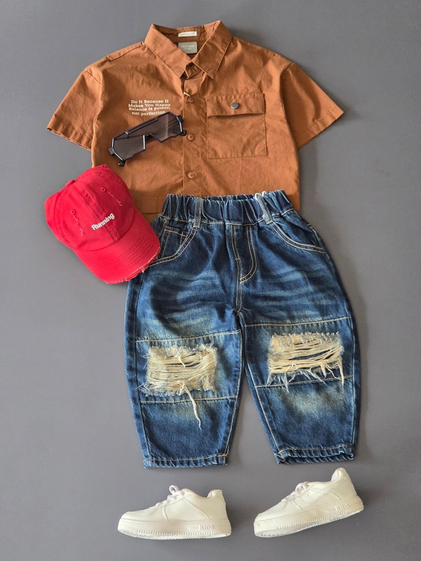 Kids red shirt