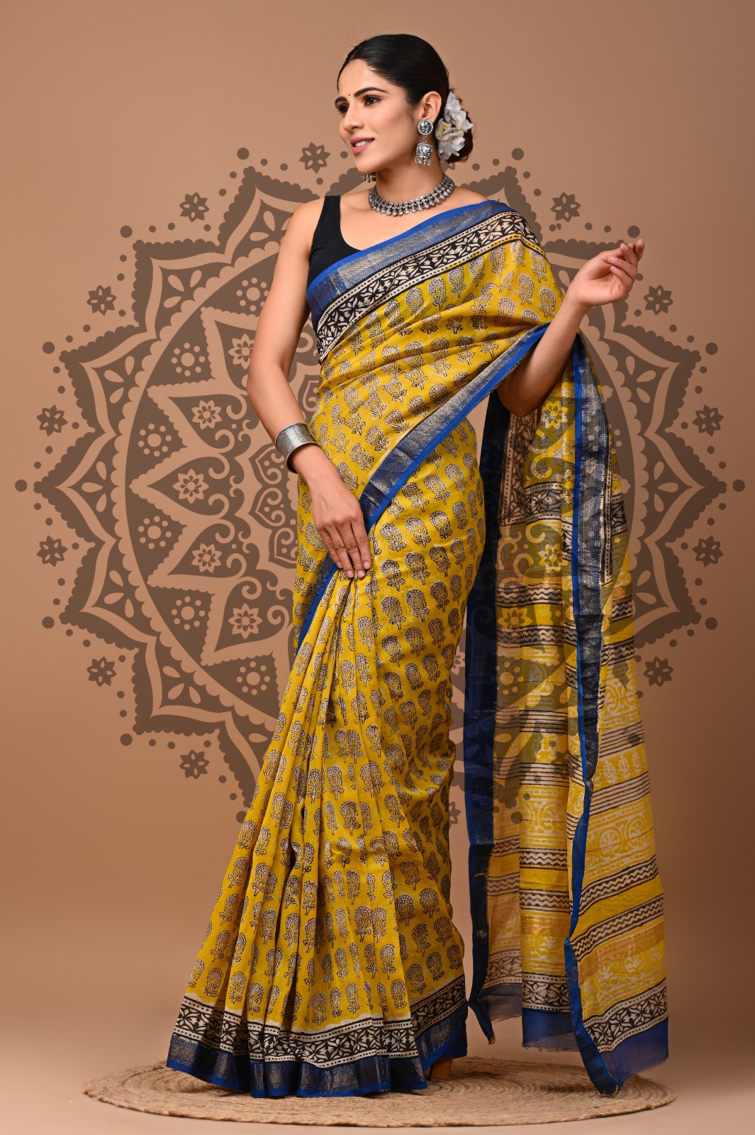 Kesri Saree angle 3