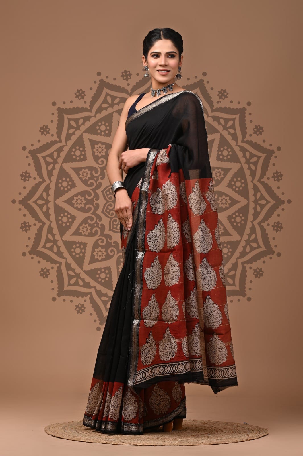 Kesri Saree angle 4